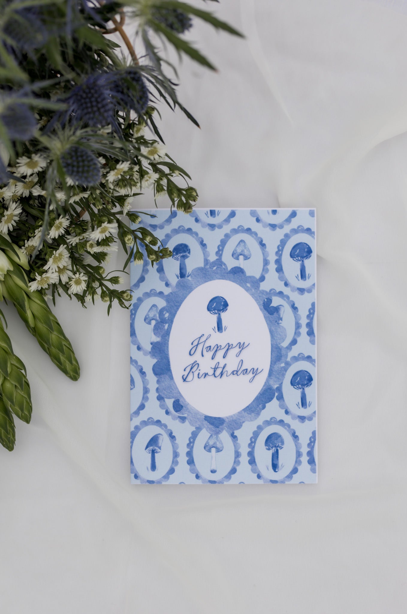Mushroom Happy Birthday Card