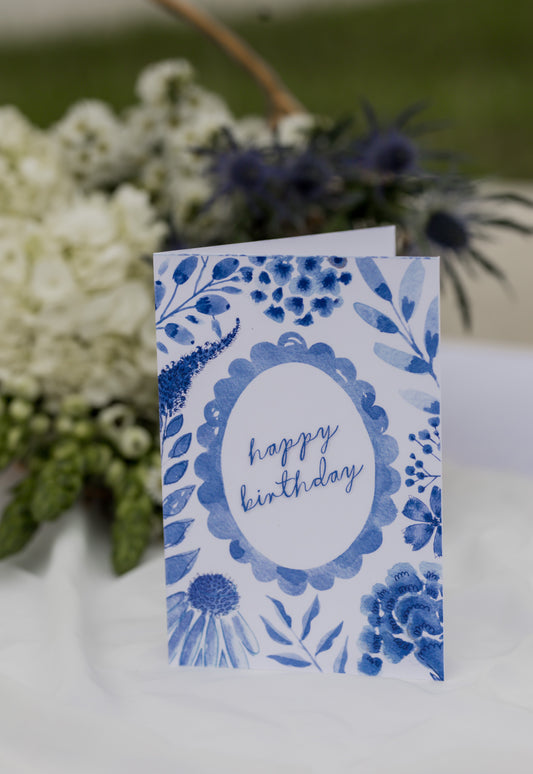 Happy Birthday Wildflower Card