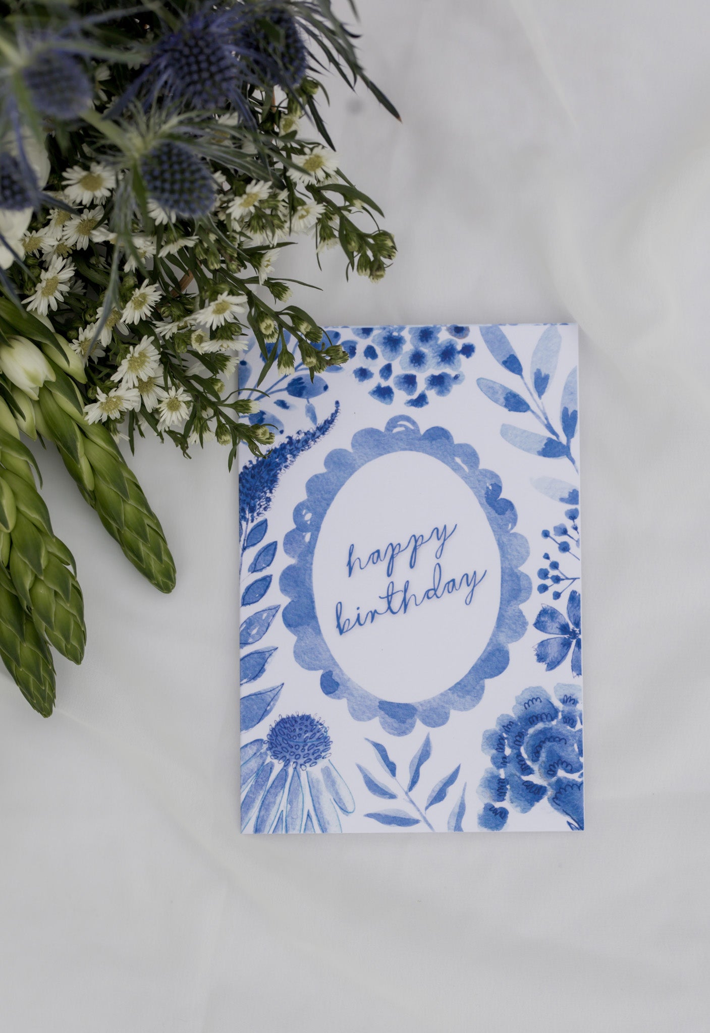 Happy Birthday Wildflower Card