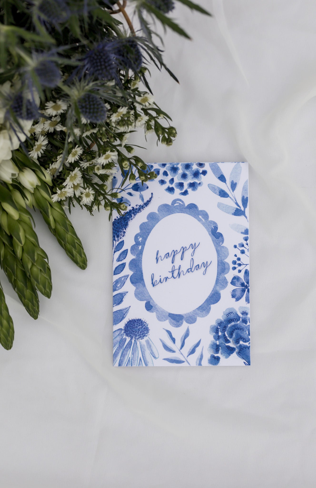 Happy Birthday Wildflower Card