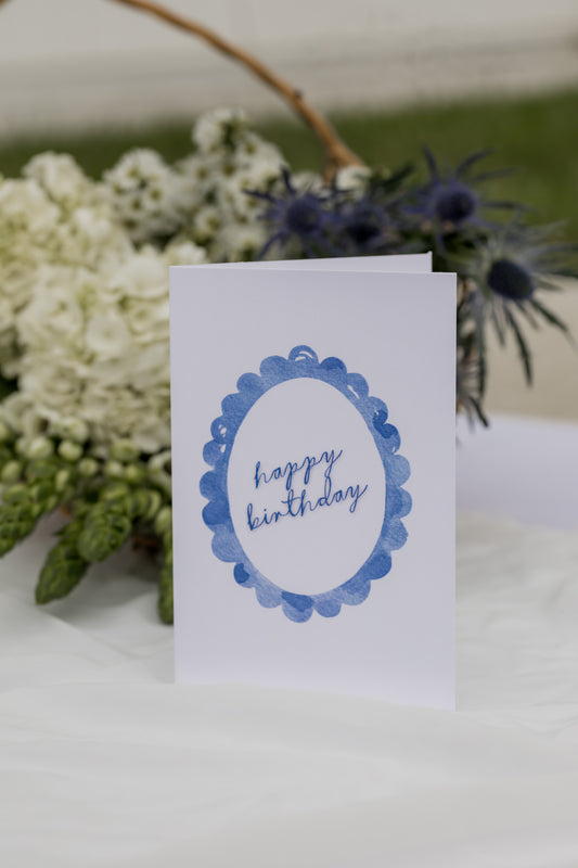 Scalloped Birthday Card