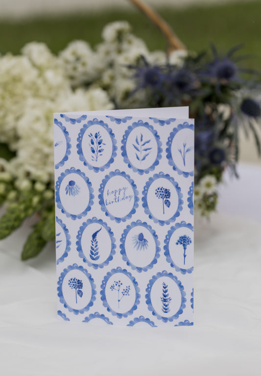 Field of Wildflowers Birthday Card