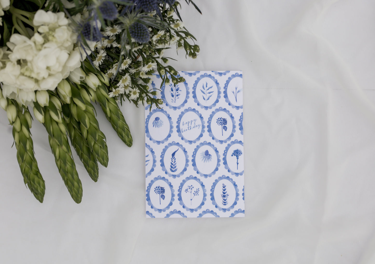 Field of Wildflowers Birthday Card