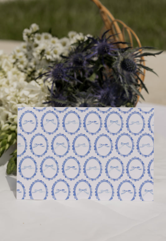 Delight in Bows Greeting Card
