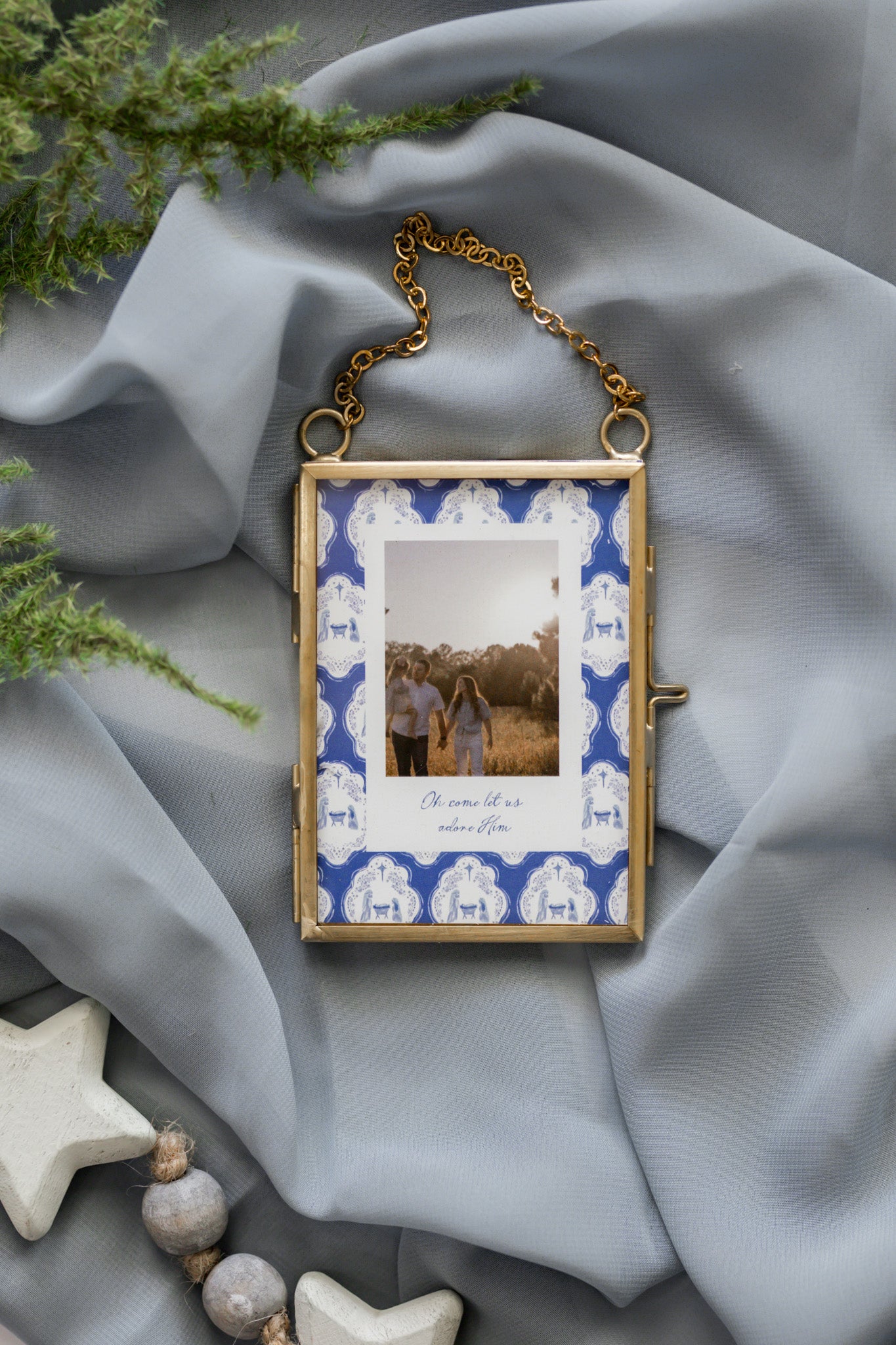 Mini Family Christmas Card Ornament