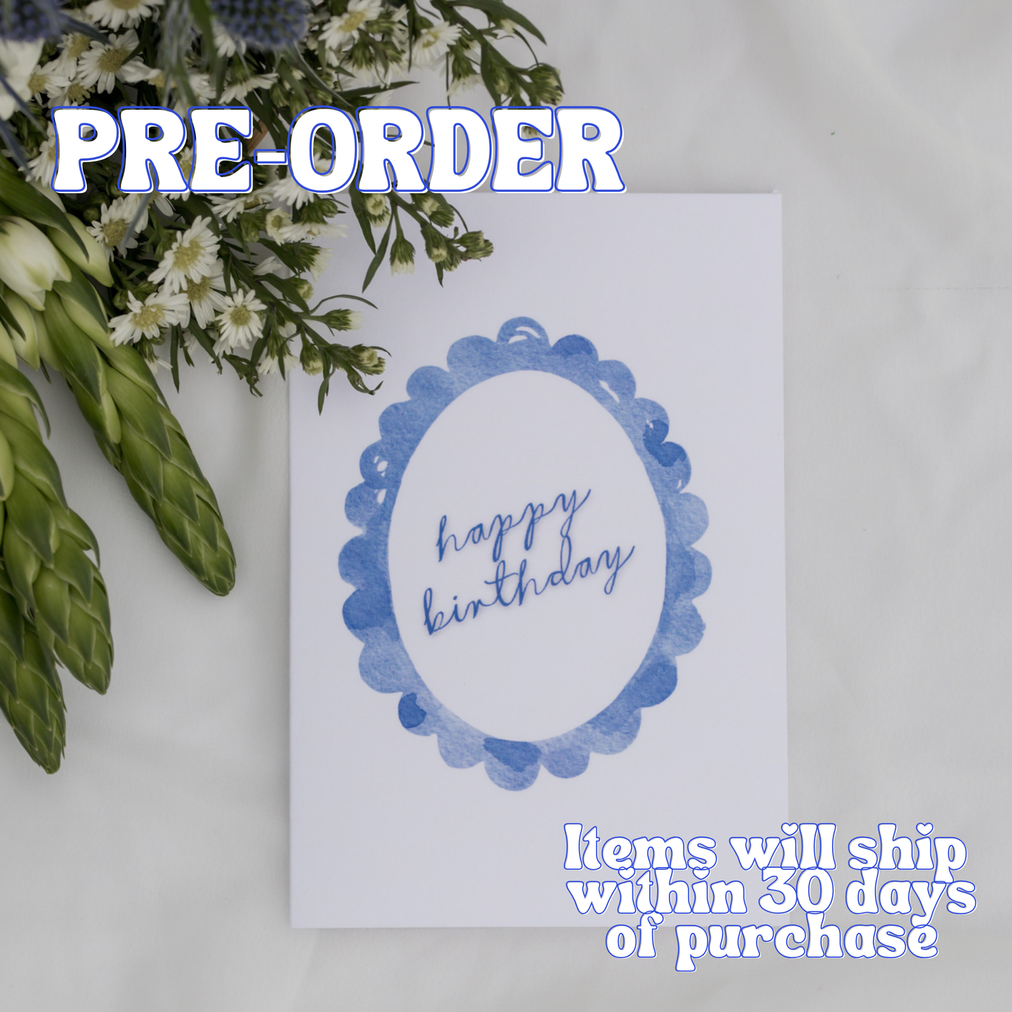 Scalloped Birthday Card