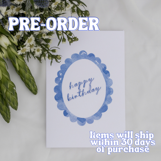 Scalloped Birthday Card