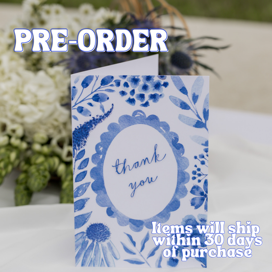 Wildflower Thank You Card